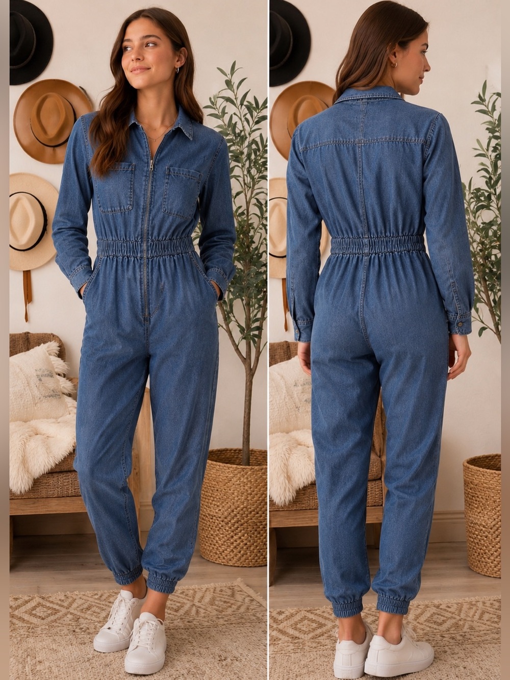 HABITAL Utility Jogger Jumpsuit Mechanic Coveralls Gorpcore Streetwear Teen 16